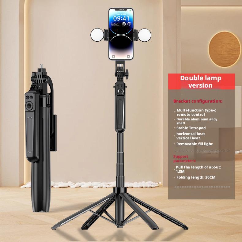 A17 Anti-Shake Selfie Stick Gimbal with Bluetooth Remote & Charging