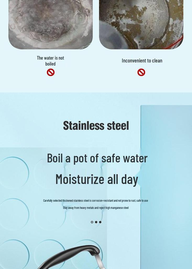 Stainless Steel Electric Kettle with Whistle - Large Capacity Hot Water Heater for Household Use