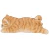 Woobia Prone Tabby Cat Magnet 11.4 x 6.4 x 4.2 cm Doll Figurine Ornament Animal Garden Decoration Cat H20299-1