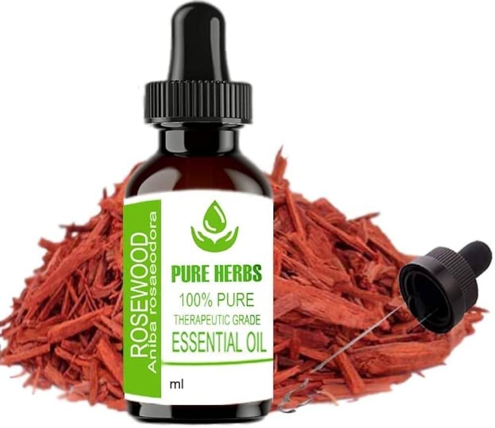Pure Herbs Rosewood 100% Pure & Natural Aniba Rosaeodora Essential Oil UKZA 654