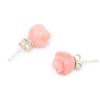Les Trésors De Lily [J6191] - Rosa Designer-Ohrringe „Rosa Romantica“