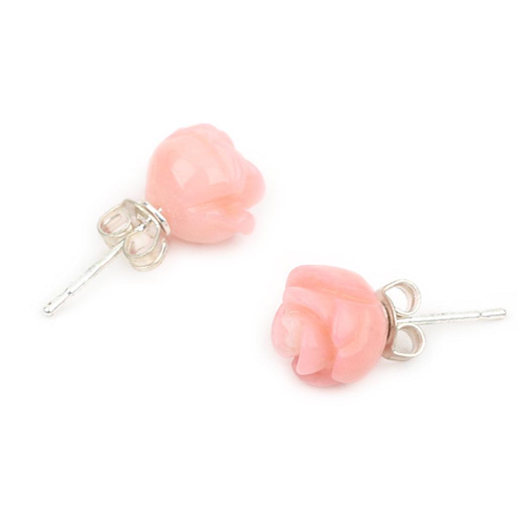 Les Trésors De Lily [J6191] - Rosa Designer-Ohrringe „Rosa Romantica“