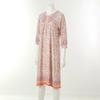 Venus Flower Border Print Dress Vevs117l