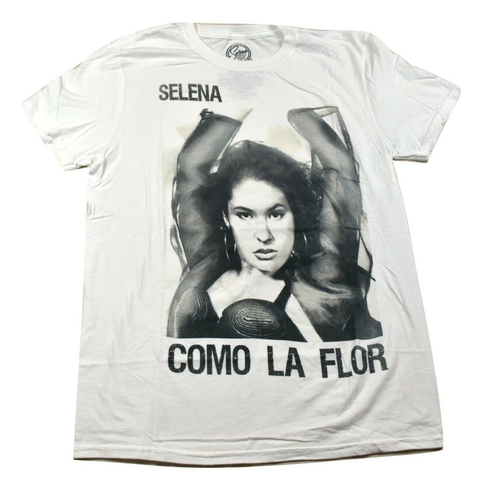 

Selena Mens Como La Flor White Shirt New M 2XL