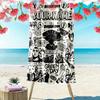 Name Custom Band Green Day Print Beach Towel, Large Soft Quick Dry Towel for Beach Camping Swimming