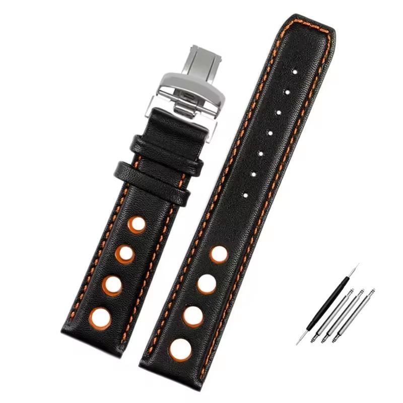 Genuine Leather bracelet For tissot 1853 Sport Watch accessories band Racing PRS516 T91 1853 Top layer cowhide 20mm chopin strap
