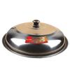 Stainless Steel Wok with High Lid & Free Shipping – Old-fashioned Stir-fry Pot, Heightened and Thickened Lid, Iron Body