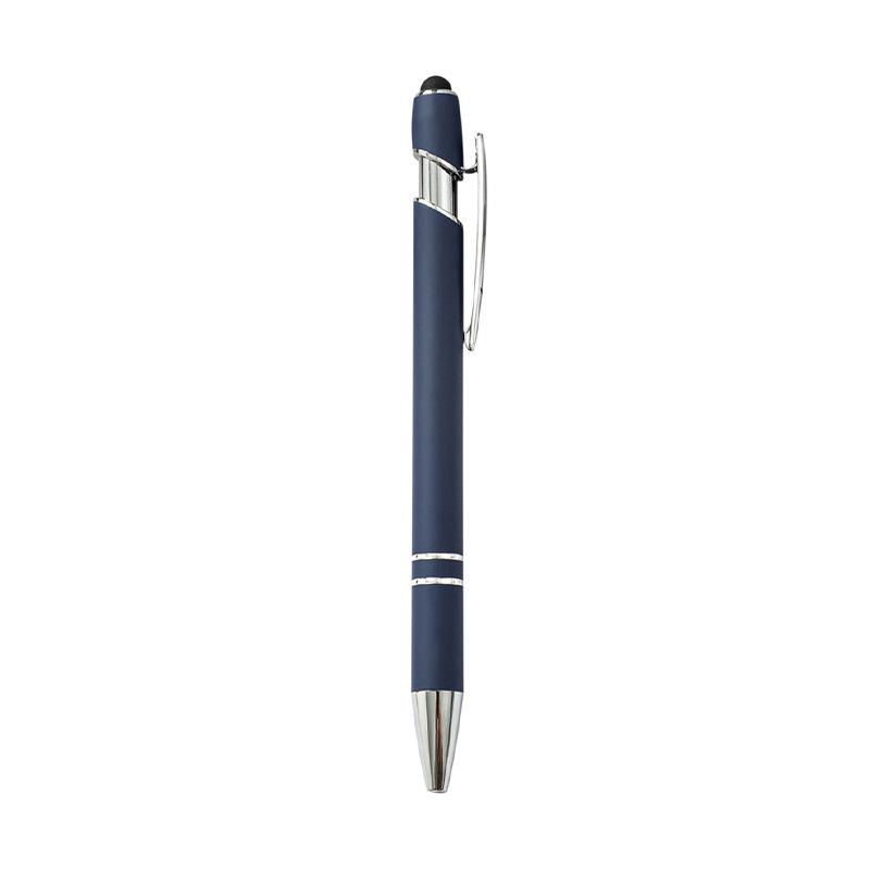 Custom Logo Colored Metal Gel Ballpoint Pen for Signing & Touchscreen Use