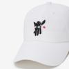 LUVM MITCHI COTTON BALL CAP 1_WHITE