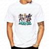 Cyber Punk Moxes Korean- Commentary Short-sleeved Men's and Women's Shirts, Comfortable T-shi
