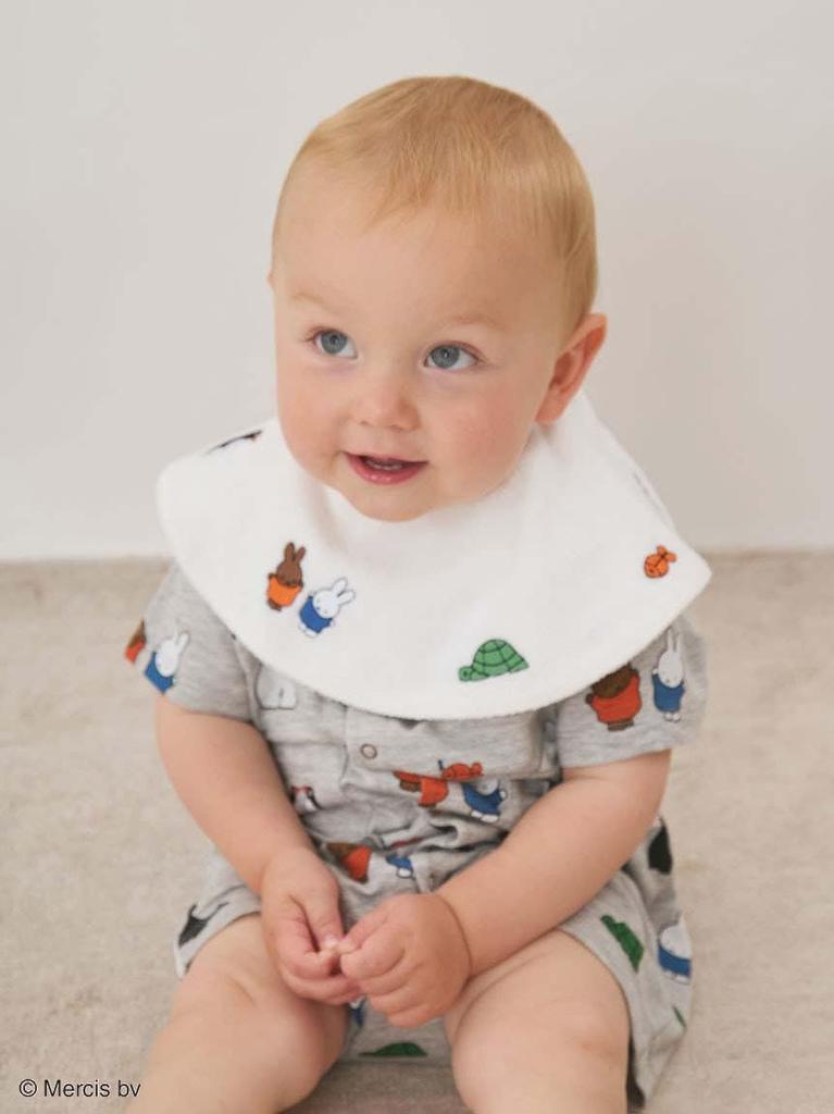 DickBruna BABY Cool-to-the-touch All-Over Print Romper PBCO254417GRY80