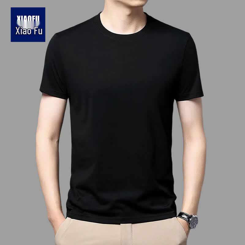 

Men s Short Sleeve Pure Cotton Round Neck T-Shirt L/50