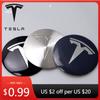 Autosticker 2025 Heet 4 Stuks 56mm Voor Model 3 Model S X Y Originele Wieldeksels Auto Wielnaafkap Decoratiesticker ABS Auto