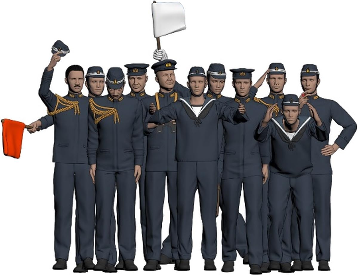 

Triumph Model 1/72 Japanese Officer and Lookout Figures 1 (20 Figures) 3D Printer Kit TRFF72001A