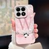 Casing For Xiaomi 15 15T Pro 5G Phone Case Cute Panda 26 Letter Shockproof Liquid Silicone Cover For Xiaomi15 Pro 15TPro Fandas