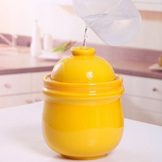 Ceramic Kimchi and Pickled Vegetable Storage Jar