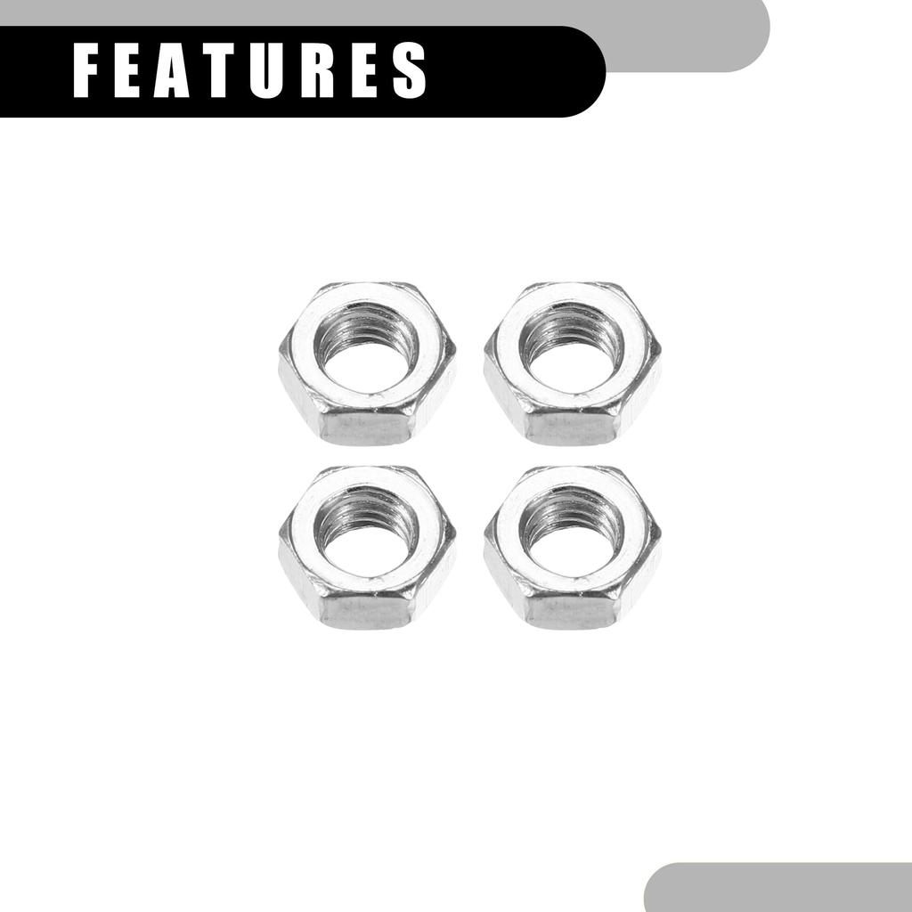 Partuto Set of 4 1.73"x0.31" Universal Reflectors - Round Orange Motorcycle Safety Reflectors Improve Visibility and Safety On the Road - Made of