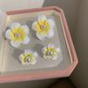 Hawaiian Plumeria Flower Earrings Korean Style Pearl Earrings Studs  Hipster