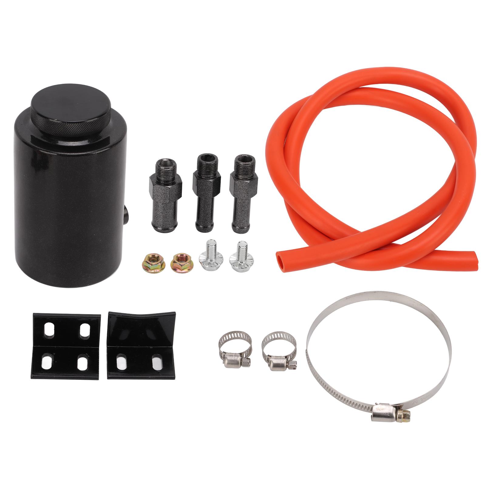 

Oil Catch Can Billet Aluminum Oil Reservoir Tank Universal Air Oil Separator for Car
