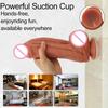 Extra Large Soft Silicone Realistic Dildo - Gradual Color Changing Adult Toy for Women, G-Spot Stimulation
