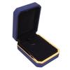 Jewelry Display Box Light Flocking Inside Rings Pendant Storage Gift Box for Engagement Wedding SupplyBlue