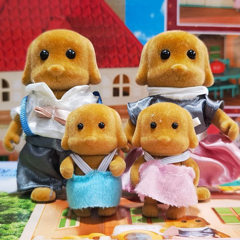 

1:12 Simulated Doll House Forest Animal Family DIY Doll Animal Dog Koala Monkey Limbs Pretend Toy Mini Doll Christmas Gifts