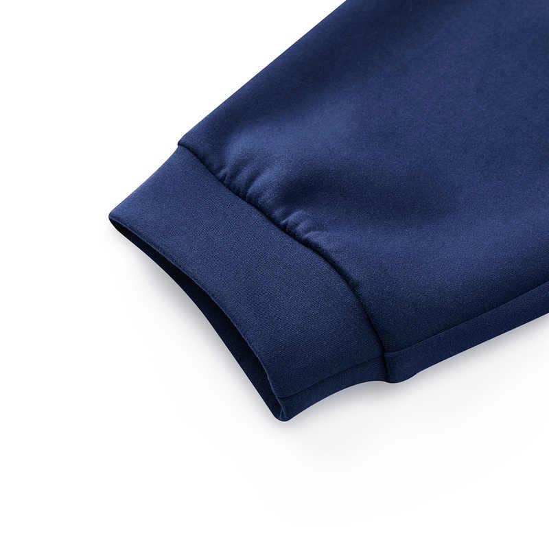 Skechers Basic Sports Series Simple Casual Comfortable Mid-Rise Knitted Sweatpants Men Bottoms Navy-Blue P322M035-02MZ