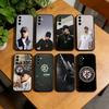 Dellafuente FC Phone Case For Samsung Galaxy A73,A72,A71,A70,A53,A52,A51,Soft Silicone Black Cover