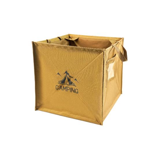 

Складной контейнер для хранения большой емкости, 60 л, портативный мешок для мусора, прочный, водонепроницаемый, складной, для улицы, мешок для мусора хаки