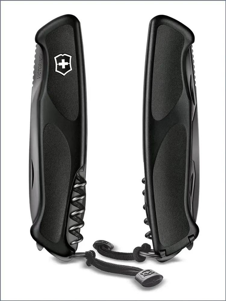VICTORINOX RangerGrip 55 Onyx Black 130mm (12 functions) 0.9563. C31P (gift box)