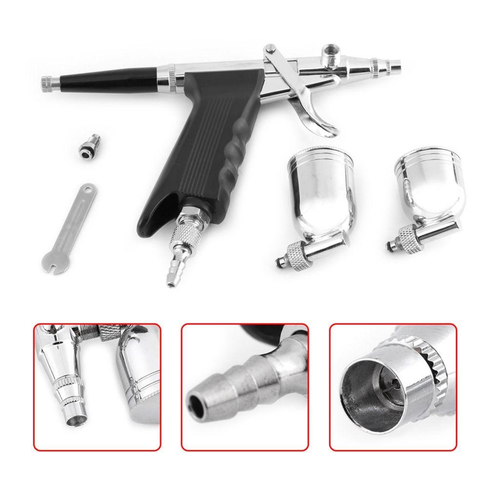 Flexible Pneumatic Sprayer Multi Purpose Spraying Tool Side Feed Airbrush Kit  Art Spraying Work
