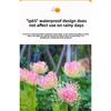 Solar Garden Light Strip with Luminous Flowers and Stems, Upgraded Solar Panel Outdoor Decorative Lanterns, High-quality Courtyard Lighting
