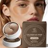 Mască de Ochi Hidratantă și Iluminantă cu Cafeină Niacinamidă Colagen Acid Hialuronic Patch Fermizant Lifting pentru Conturul Ochilor Mască de Ochi