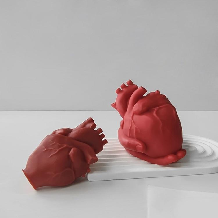 Simulated Heart Candle Molds Resin Molds for Making Candle Soap