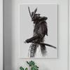 Japanese Last Dark Oni Samurai Warror Wall Picture Bushido Art Canvas Painting for Living Room Home Decor Room Poster and Print