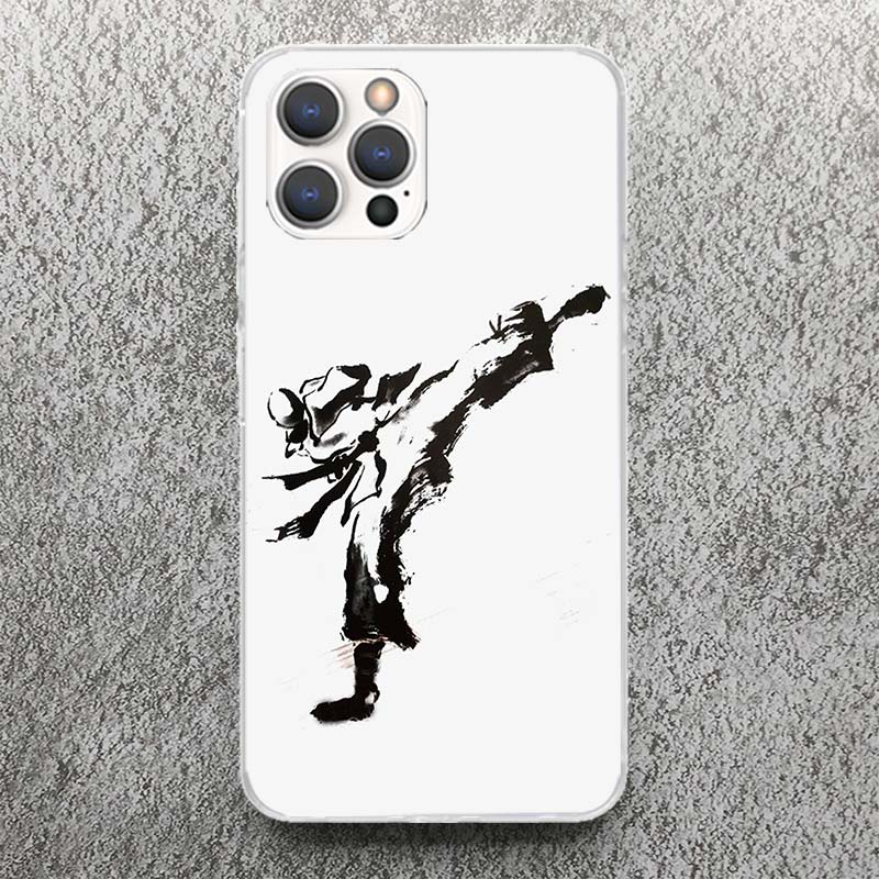 Oyama Kyokushin Karate Phone Case For iPhone 17 16 15 14 13 12 11 Pro Max Mini Plus Air 7 SE 8 Soft Silicone Print Shell Funda F