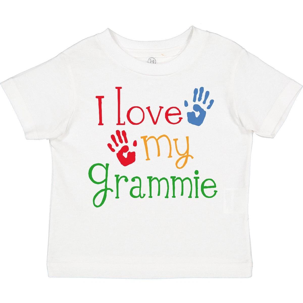 Inktastic I Love My Grammie Toddler T-Shirt Grandma Grandmother Mothers Day Kid 160