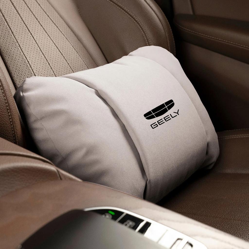 Car Neck Pillow Waist Pillow Car Headrest Neck Support Seat For Geely Coolray 2019-2020 Atlas Boyue NL3 Emgrand X7 EX7