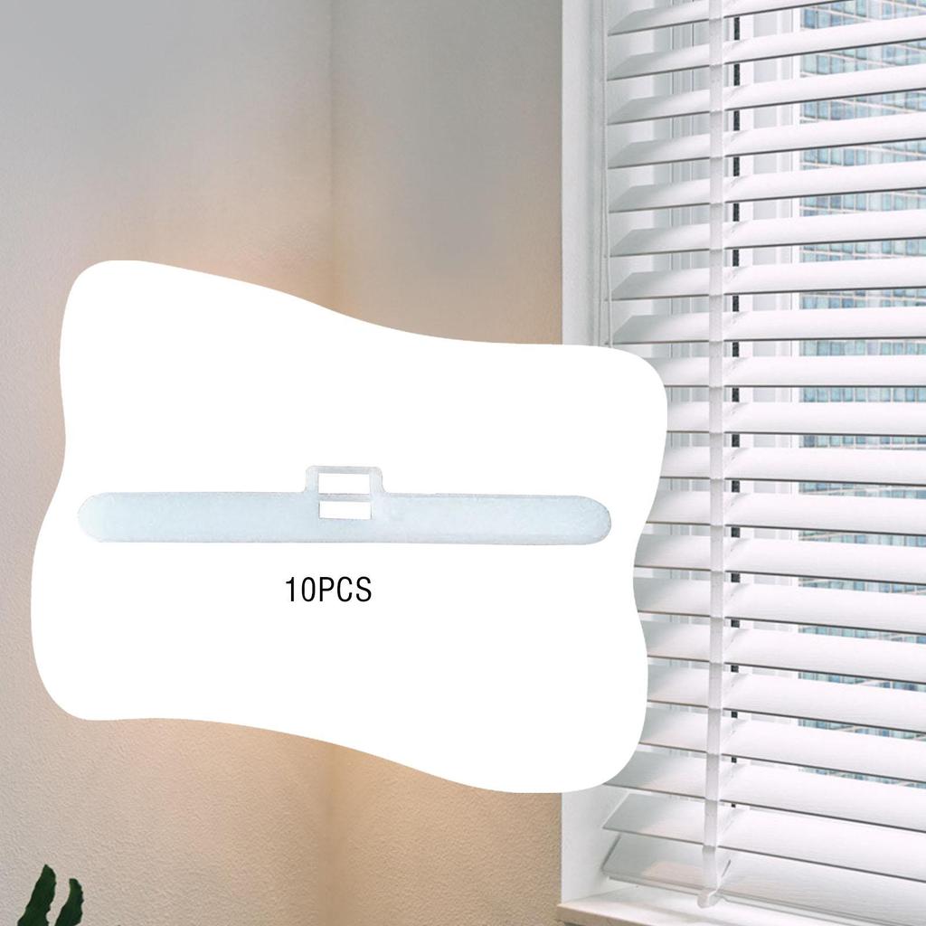 10 Pieces Vertical Blind Slat Top Hangers Vane Savers Vertical Blind Vane Repair Clips for Dining Room Kitchen Bedroom Office