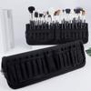 29 Holes Folding Makeup Brush Case Stand Up Professional Waterproof PU Leather Makeup Cosmetic Brush Organizer Holder