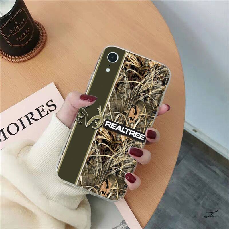 

Realtree Real Tree Camo Phone Case for iPhone 11 12 13 mini pro XS MAX 8 7 6 6S Plus X 5S SE 2020 XR case iphone SE 2020
