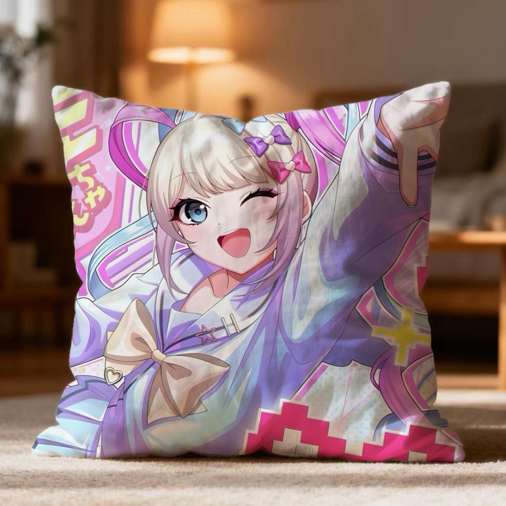 Hot N-NNEEDY GIRL OVERDOSE Cushion Cover Soft Washable Pillow Case Multi-Scene for Couch Bed Travel Office Use