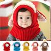 Knitted Ears Dog Cap With Scarf Autumn Winter Keep Warm Hat Fashion Breathable