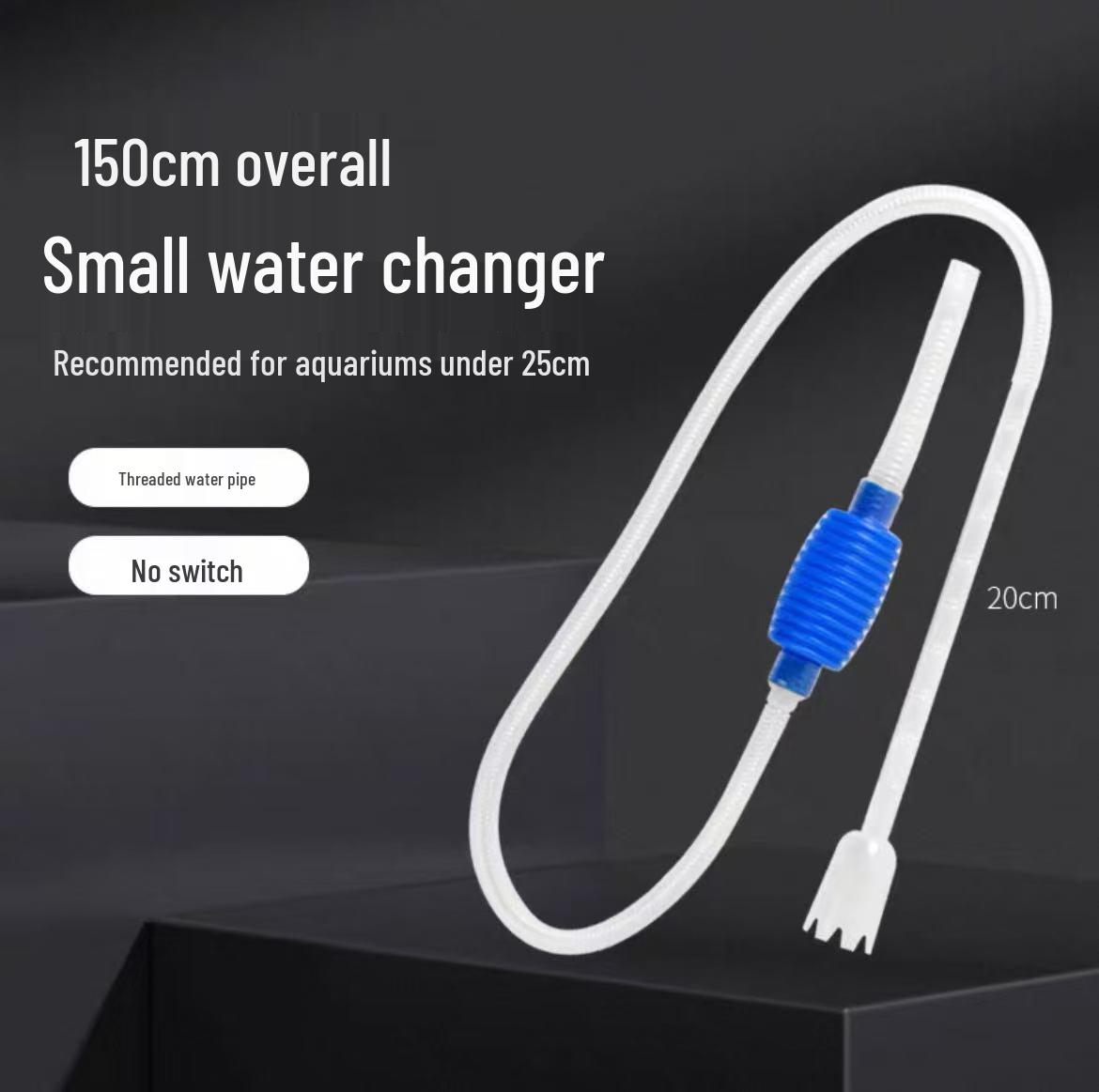 

Ручной водонагреватель и пескоочиститель для аквариума: Сифонный шланг для очистки рыбных экскрементов.