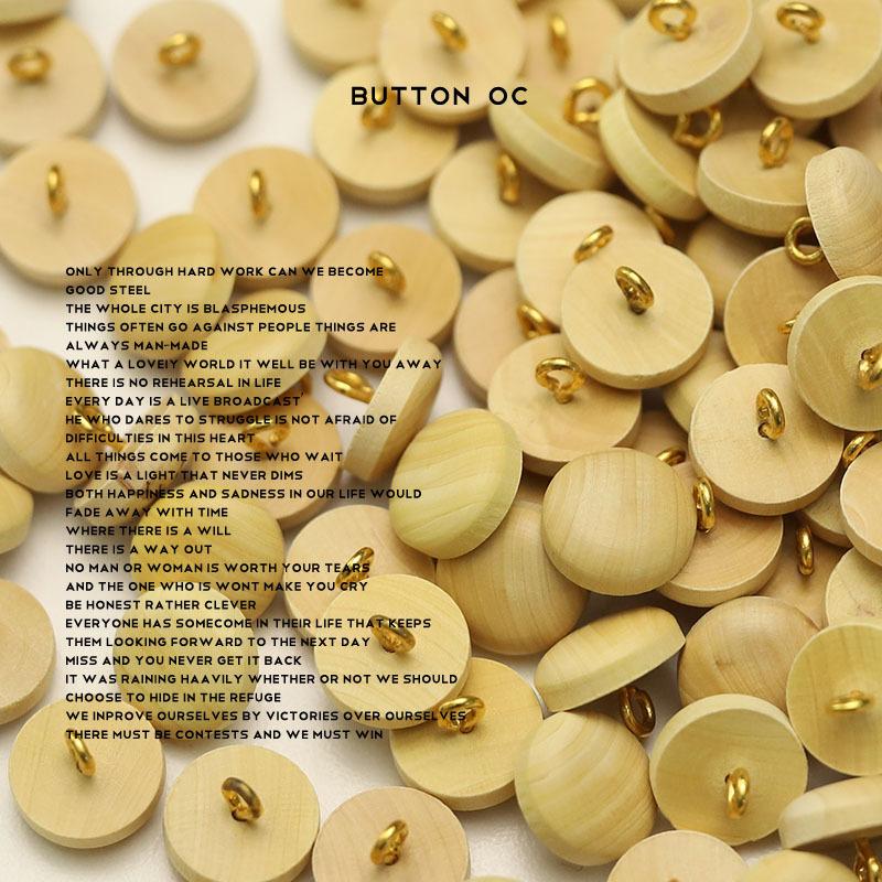 Wood Alloy Button Jelly Bean Clothing Decorative Button Children'S Sweater Knitted Cardigan Clothing Decorative Button