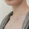 TATIANA (925 Silver) Chocolate Heart Star Dangle Necklace NZ2162