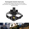 Head Torch Powerful Rechargeable Waterproof LED Sensor Headlight with for Outdoor Exploration Camping