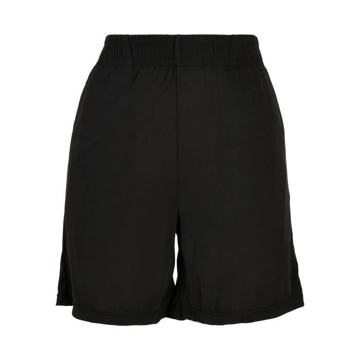 Short Femme - Urban Classics - Noir - Coupe Loose - 77% Modal - Poches