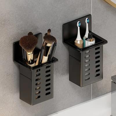 Toothbrush Storage Box Makeup Brush Storage Box Couple Toothbrush Storage Rack Simple Style Toothbrush Rack Bathroom Cup Set