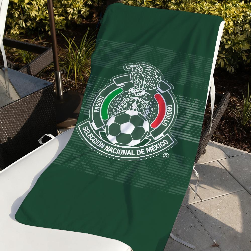 M-Mexican S-Soccer fans Towel Quick Drying Beach Towels Are Suitable For Swimming Pools Camping Yoga And The Gym